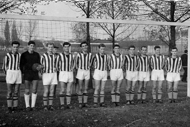 Mannschaftsfoto 1966 BSG STAHL Hennigsdorf